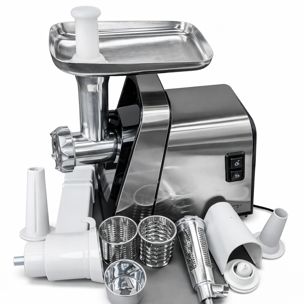 Мясорубка электрическая Rainberg RB-2271 3800 Вт с насадкой для томатов и шинковкой