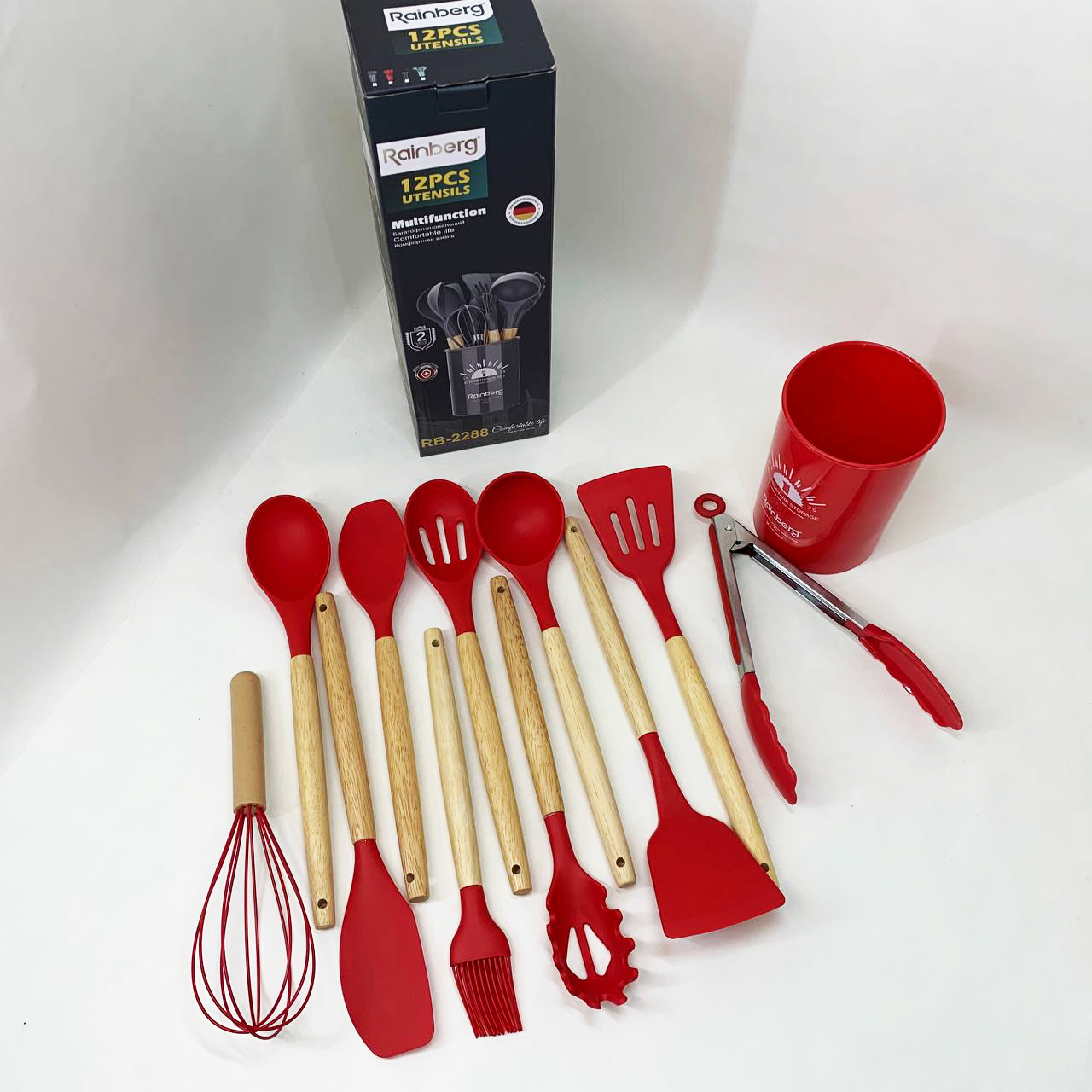 Набор кухонных приборов Rainberg RB-2288 Red