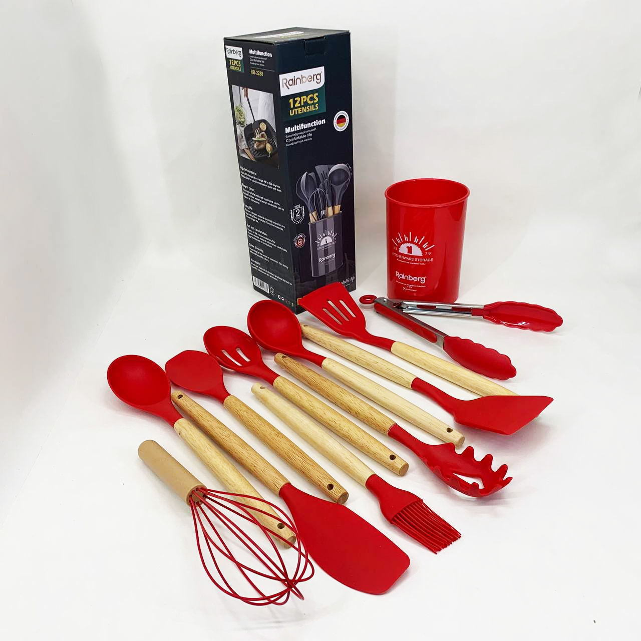 Набор кухонных приборов Rainberg RB-2288 Red