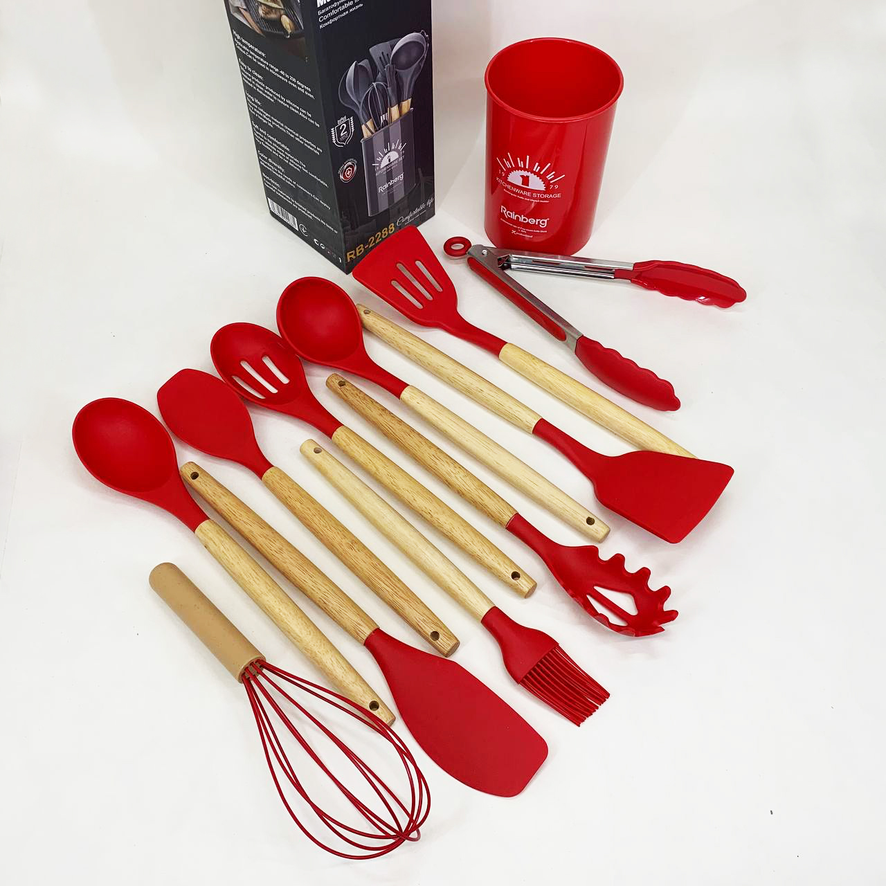 Набор кухонных приборов Rainberg RB-2288 Red