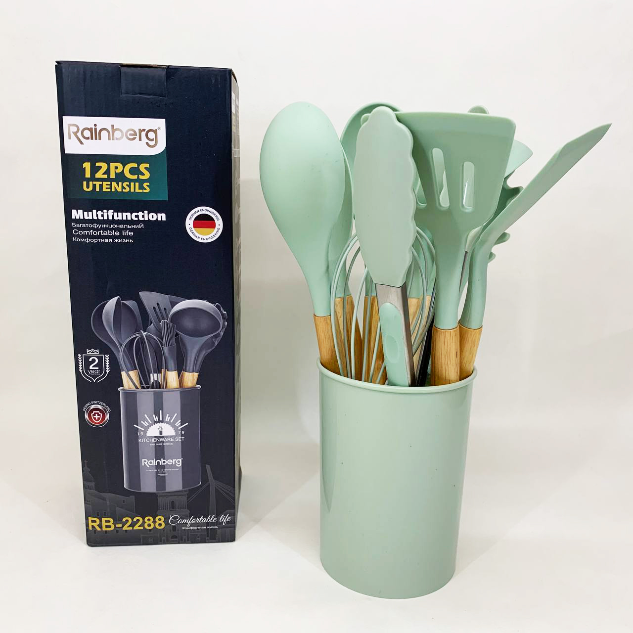 Набор кухонных приборов Rainberg RB-2288 Green