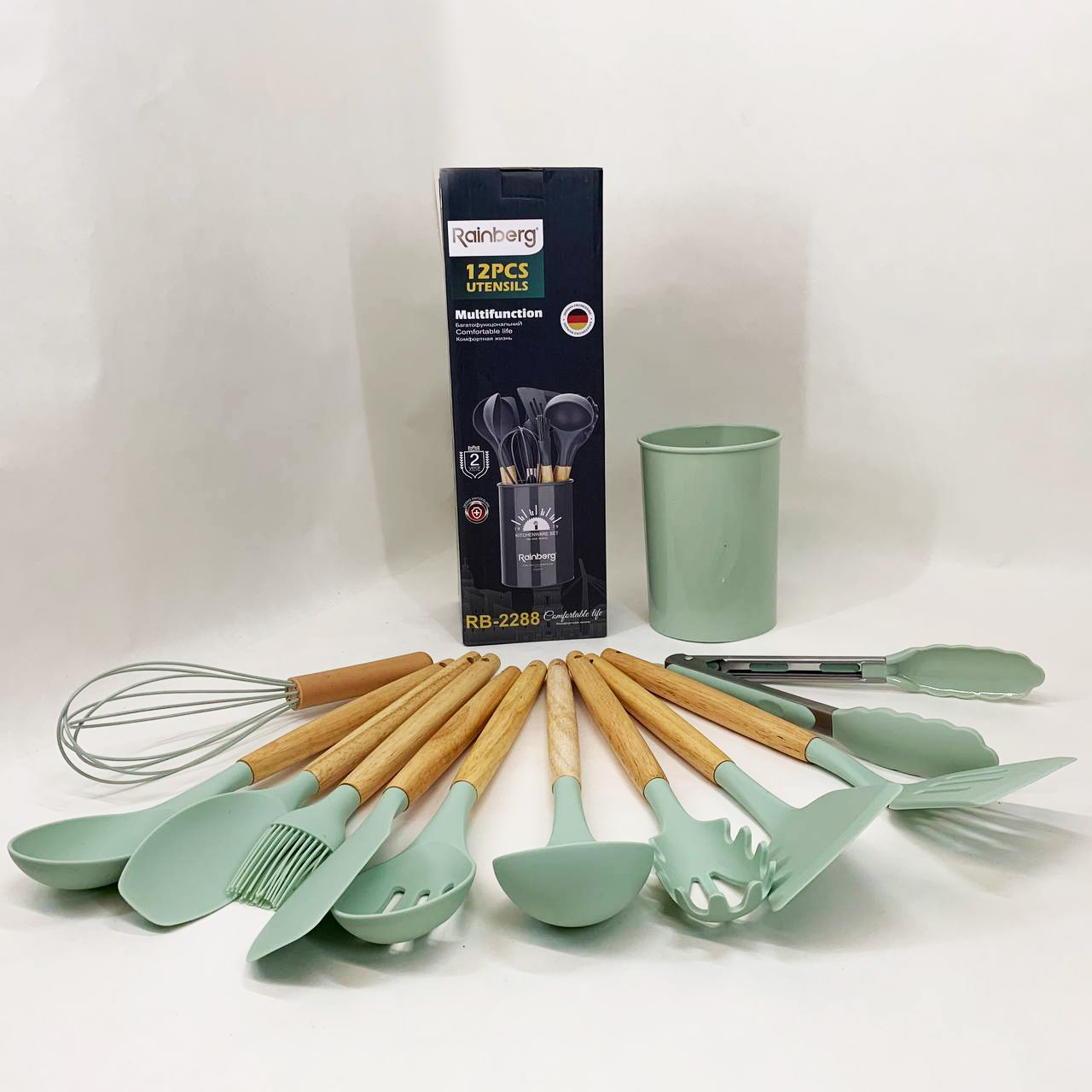 Набор кухонных приборов Rainberg RB-2288 Green
