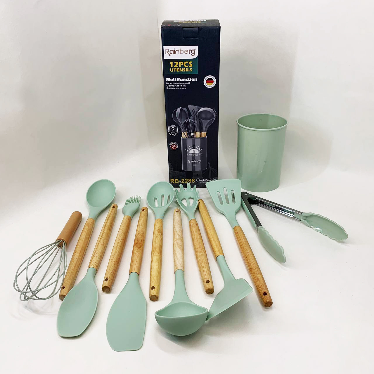 Набор кухонных приборов Rainberg RB-2288 Green