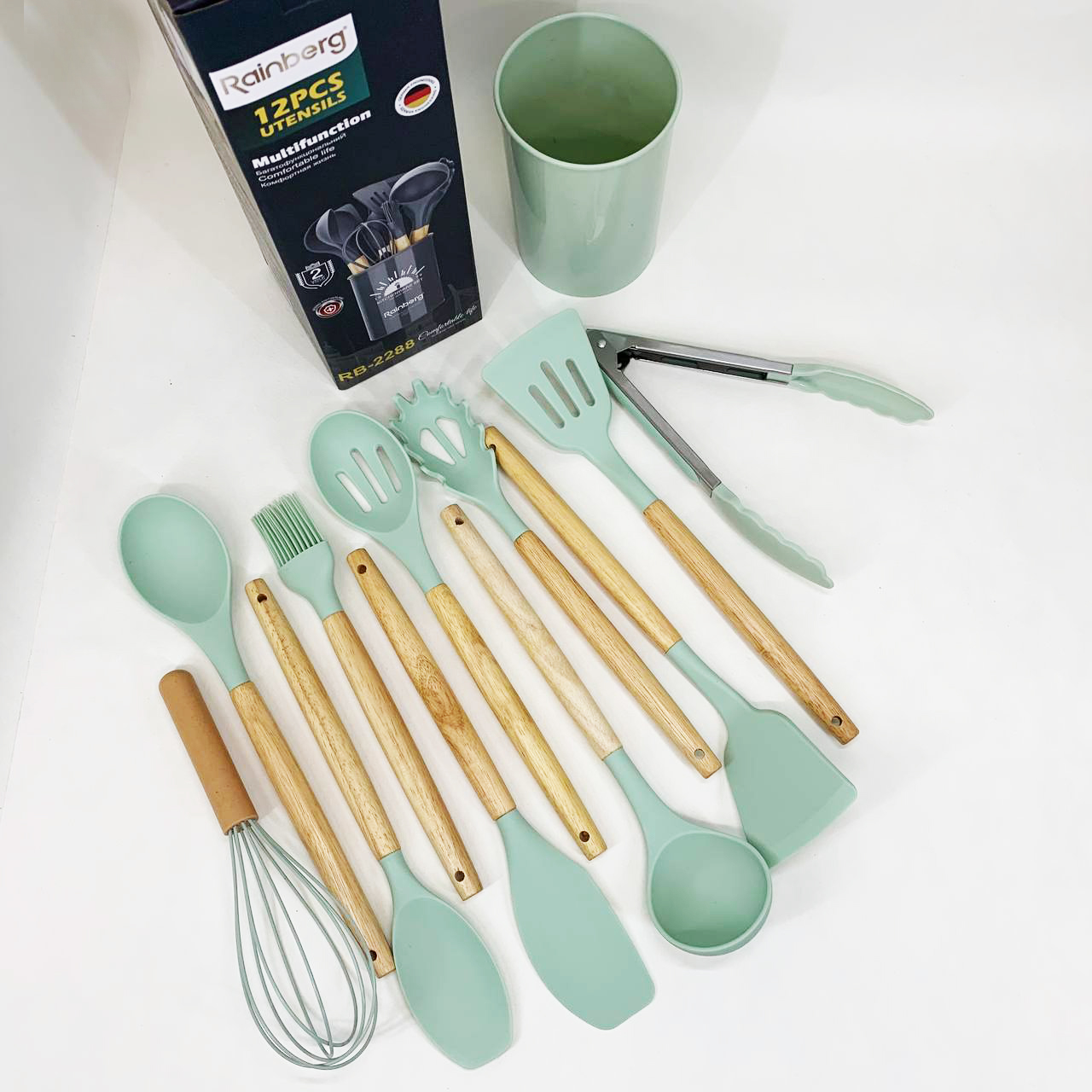 Набор кухонных приборов Rainberg RB-2288 Green