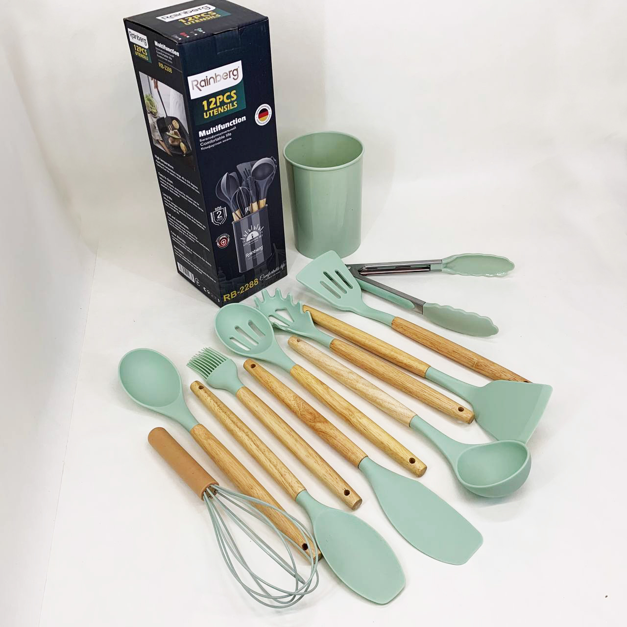 Набор кухонных приборов Rainberg RB-2288 Green