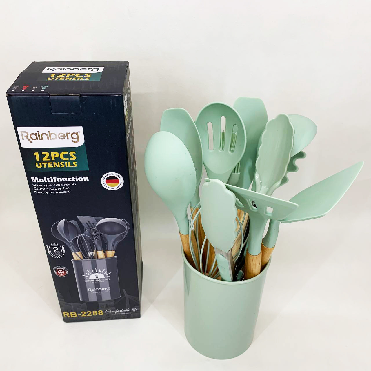 Набор кухонных приборов Rainberg RB-2288 Green