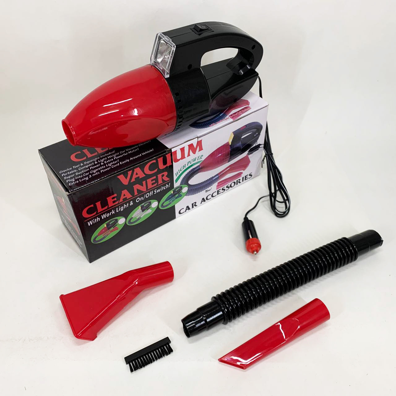 Пылесос для авто Car vacuum cleaner, портативный автомобильный пылесос, маленький пылесос для машины