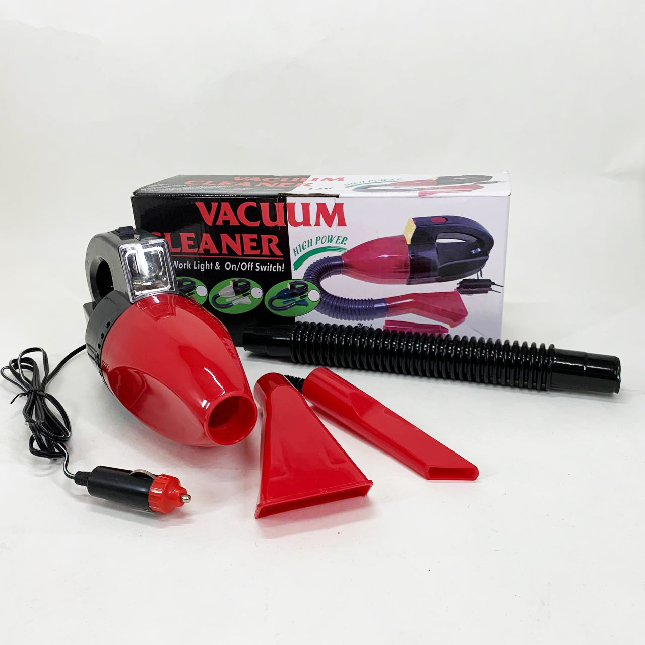 Пылесос для авто Car vacuum cleaner, портативный автомобильный пылесос, маленький пылесос для машины