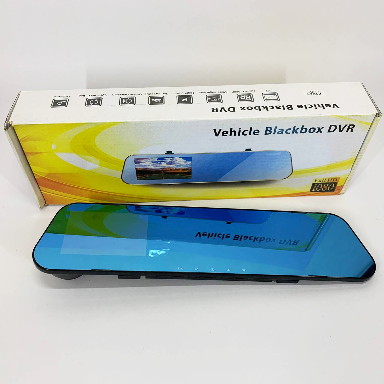 Автомобильный видеорегистратор, зеркало DVR CT-607 дисплей 4.3 дюйма, Автомобильный видеорегистратор Хит
