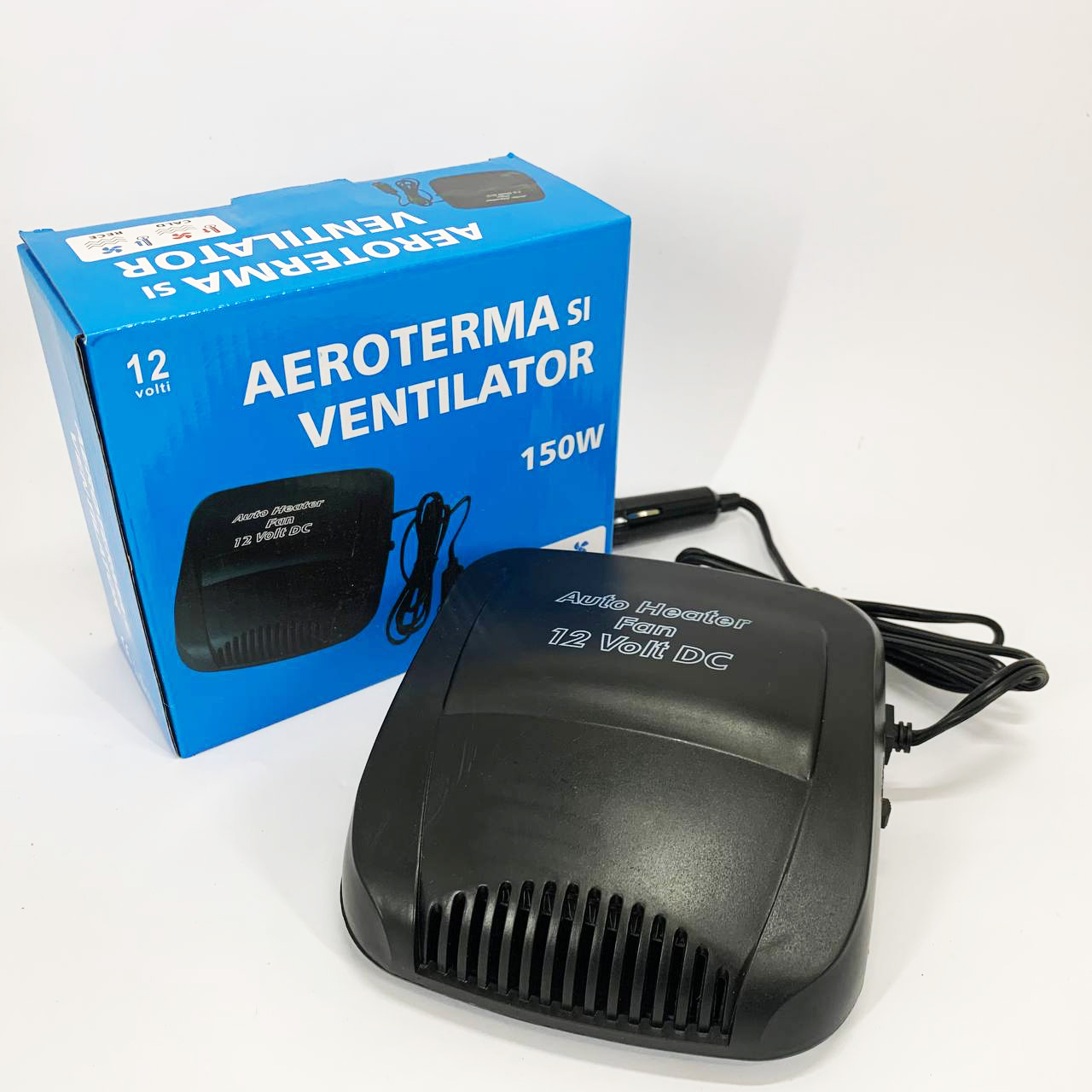 Дуйка автомобильная CAR FAN CF-702 - Портативный автомобильный обогреватель салона от прикуривателя, автодуйка