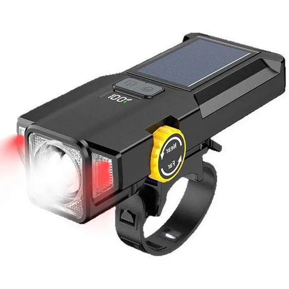 Велофара X17-30W+2LED(red)