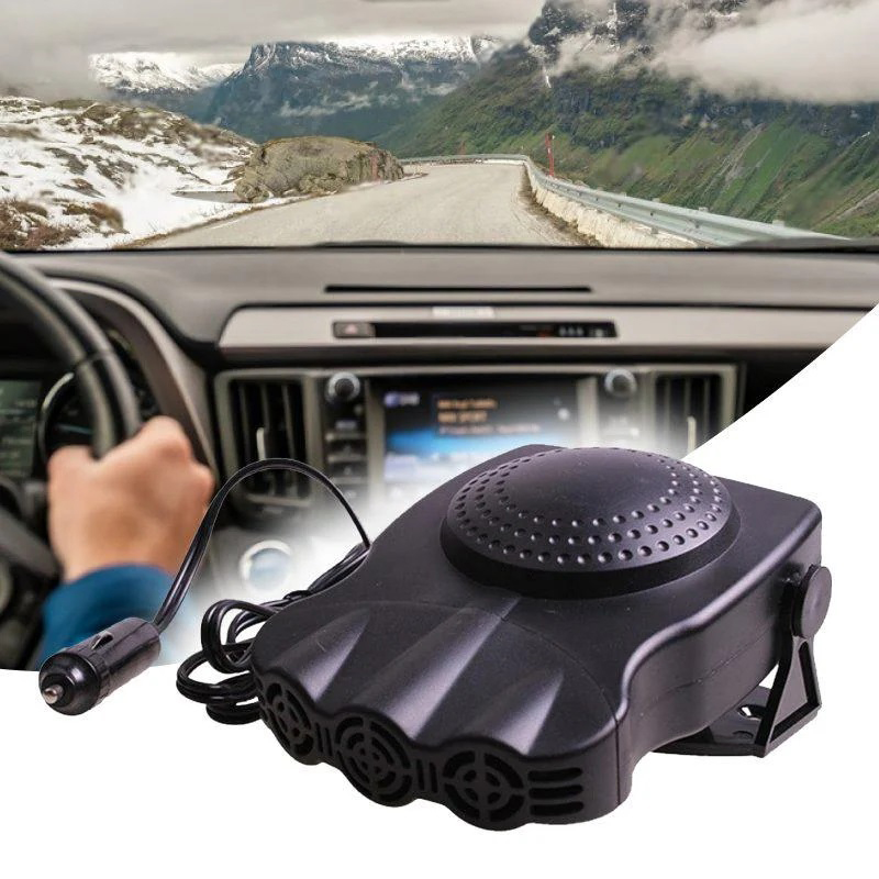 Тепловентилятор автомобильный Car Fan CF-612, дуйка для авто, Универсальный обогреватель в машину