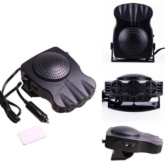 Тепловентилятор автомобильный Car Fan CF-612, дуйка для авто, Универсальный обогреватель в машину