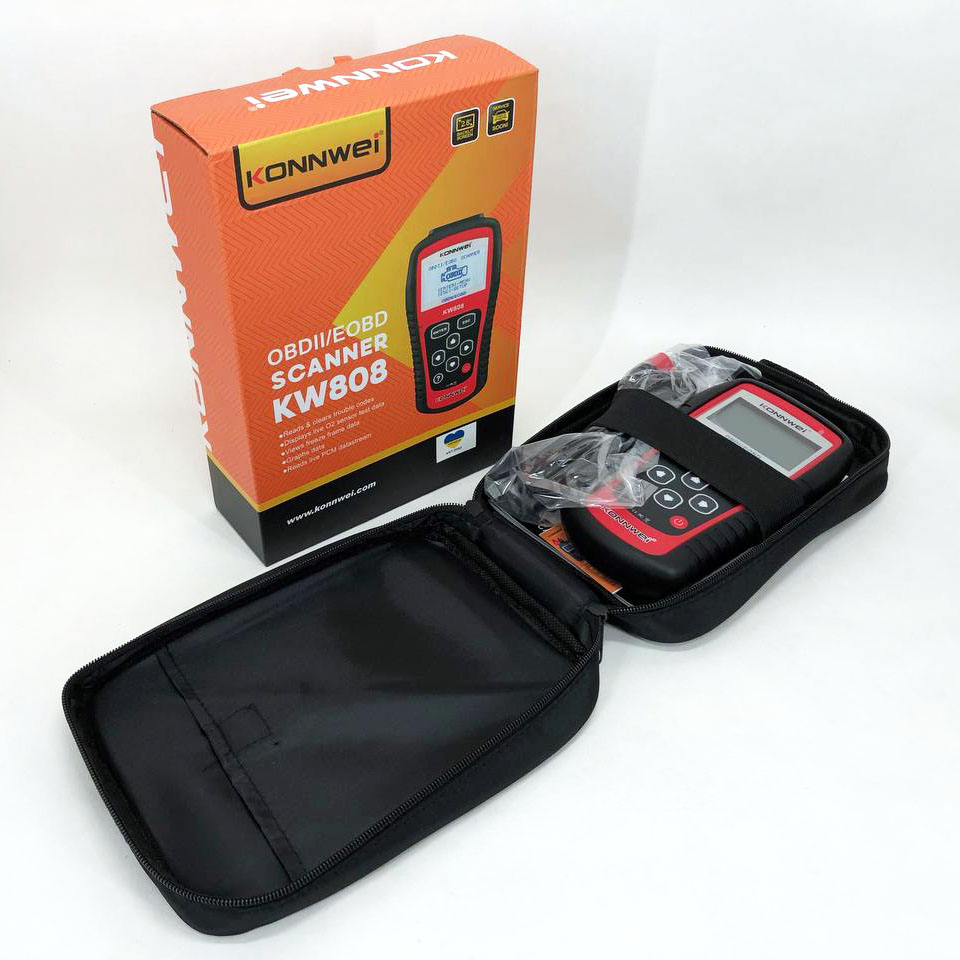 Профессиональный сканер для авто Konnwei KW808 OBD II/EOBD, Сканер для диагностики, Тестер диагностика