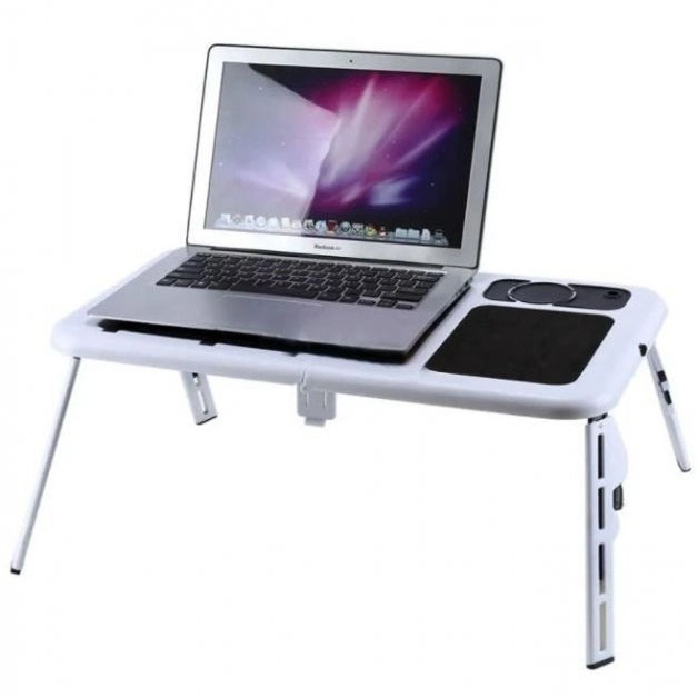 Стол подставка с вентиляцие LD-09 E-Table Столик для ноутбука с регулировкой высоты в кровать