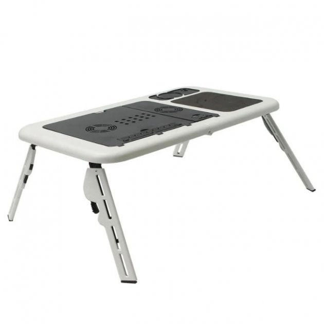 Стол подставка с вентиляцие LD-09 E-Table Столик для ноутбука с регулировкой высоты в кровать