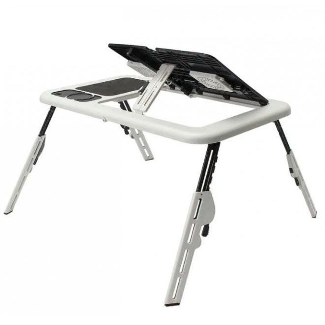 Стол подставка с вентиляцие LD-09 E-Table Столик для ноутбука с регулировкой высоты в кровать