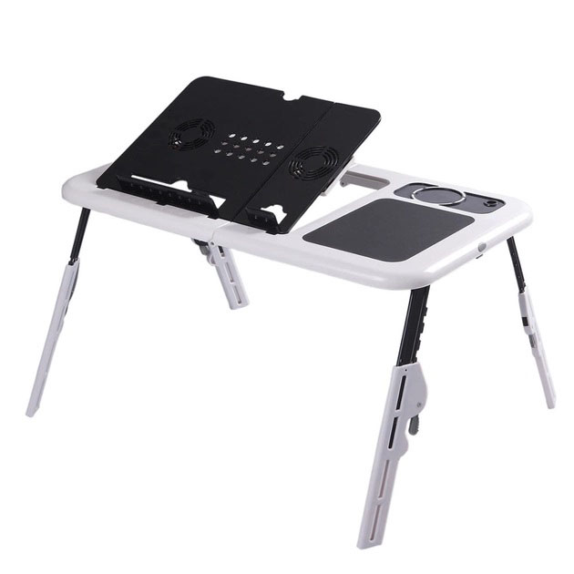 Стол подставка с вентиляцие LD-09 E-Table Столик для ноутбука с регулировкой высоты в кровать