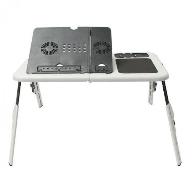 Стол подставка с вентиляцие LD-09 E-Table Столик для ноутбука с регулировкой высоты в кровать