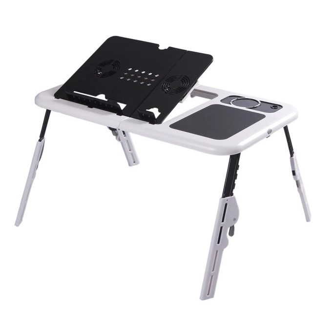 Стильная подставка для ноутбука, Стол подставка с вентилятором LD-09 E-Table Универсальная подставка