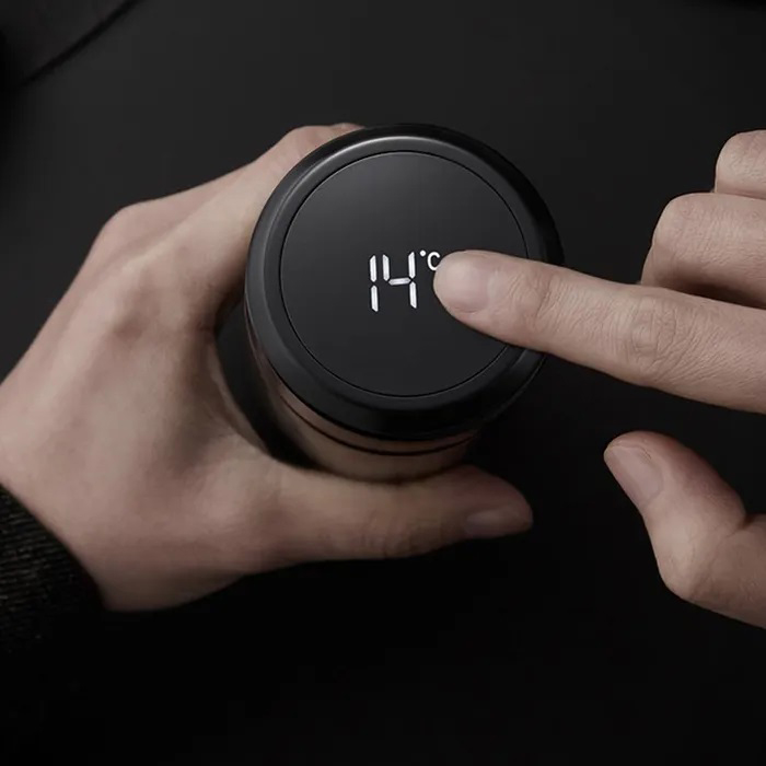 Умный термос с экраном, Термос из нержавейки, Термос с дисплеем температуры, Термос с термометром