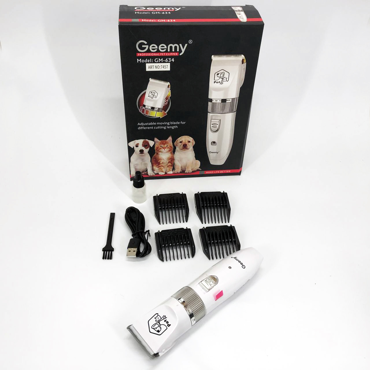 Машинка Gemei GM-634 для стрижки животных машинка для груминга