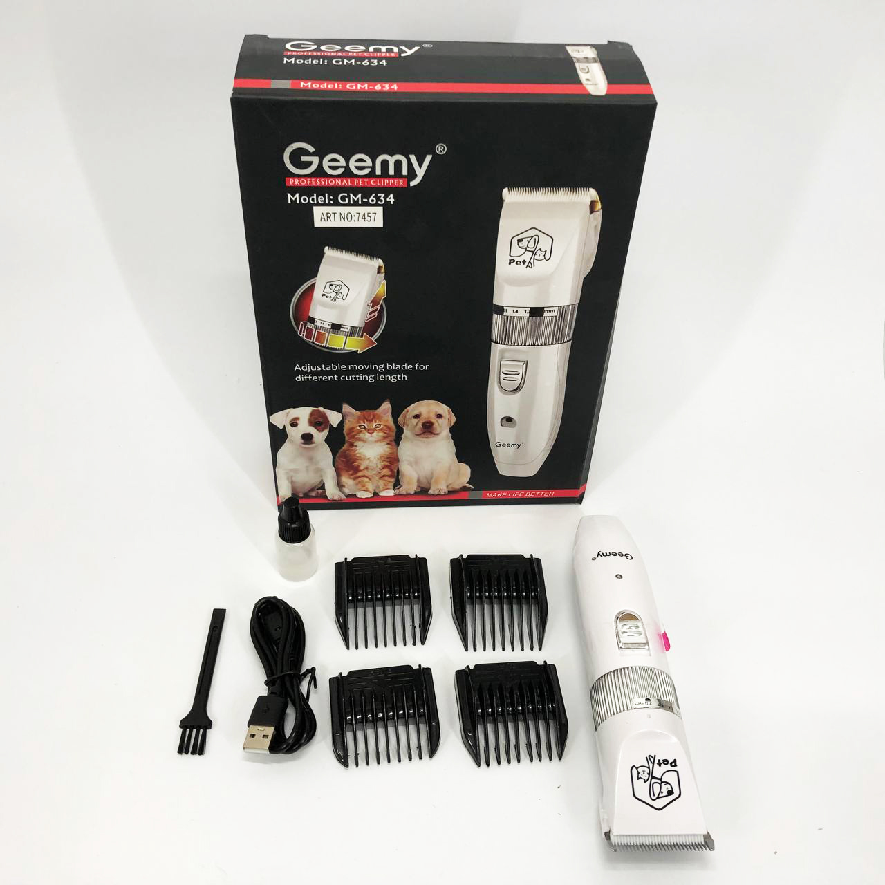 Машинка Gemei GM-634 для стрижки животных машинка для груминга