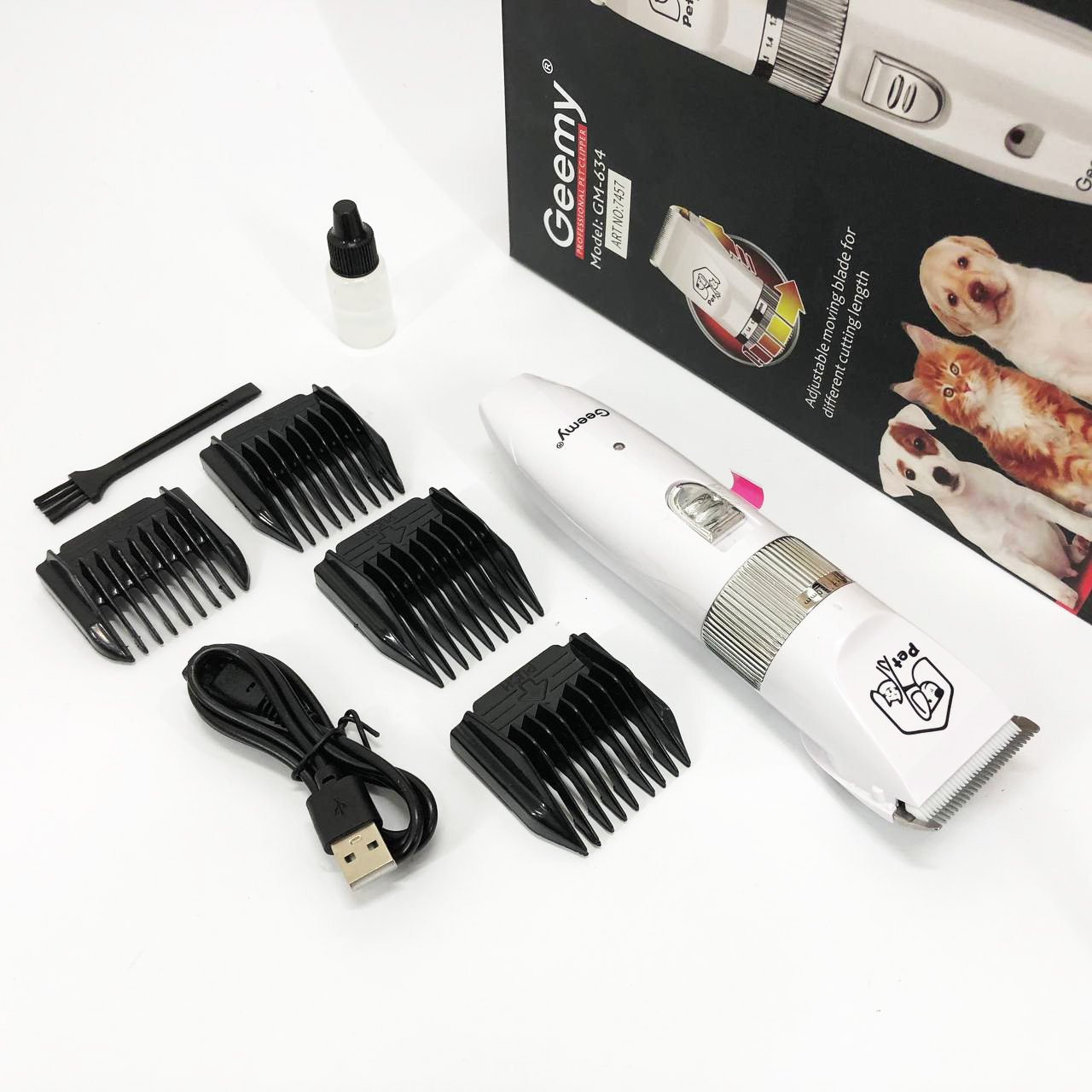 Машинка Gemei GM-634 для стрижки животных машинка для груминга