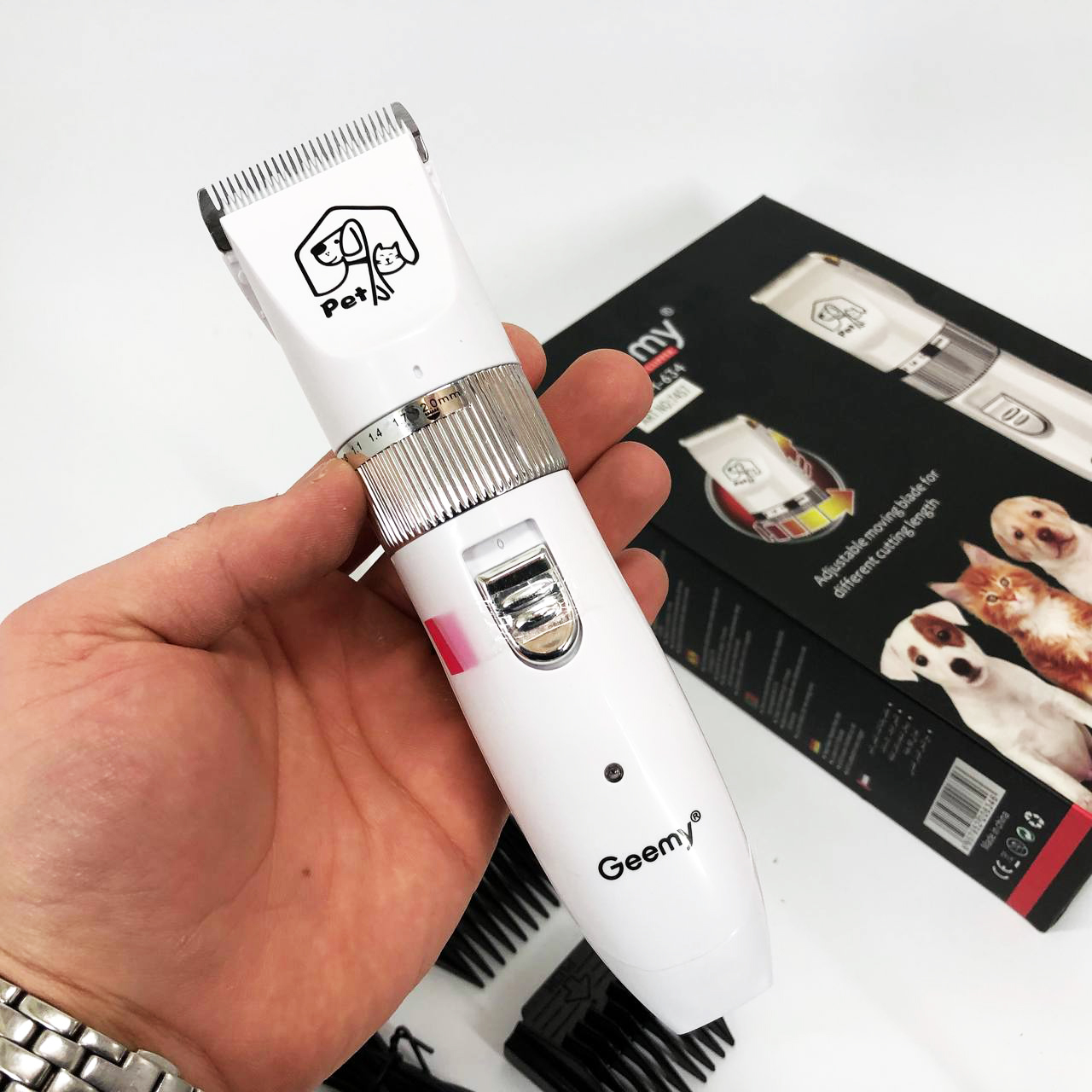 Машинка Gemei GM-634 для стрижки животных машинка для груминга