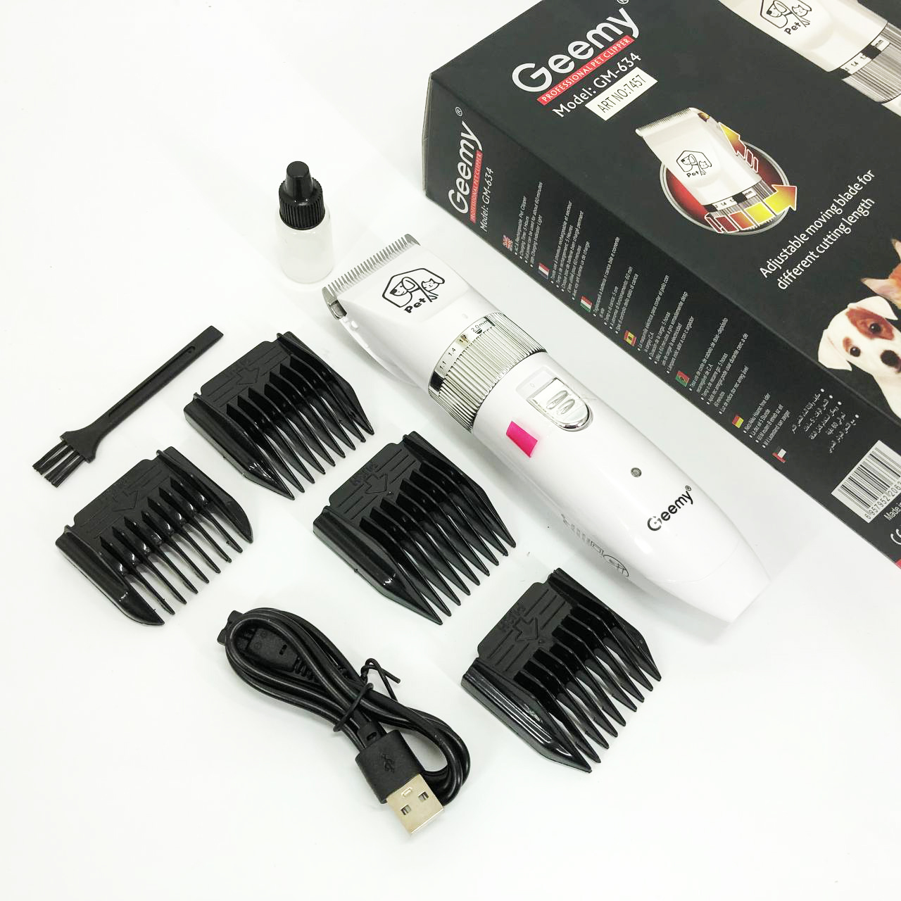 Машинка Gemei GM-634 для стрижки животных машинка для груминга