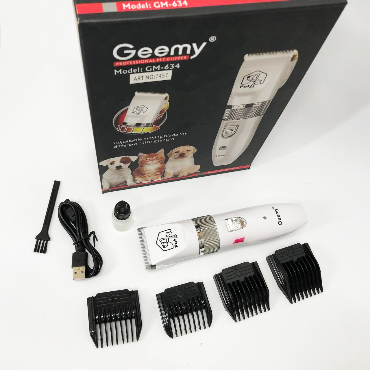 Машинка Gemei GM-634 для стрижки животных машинка для груминга