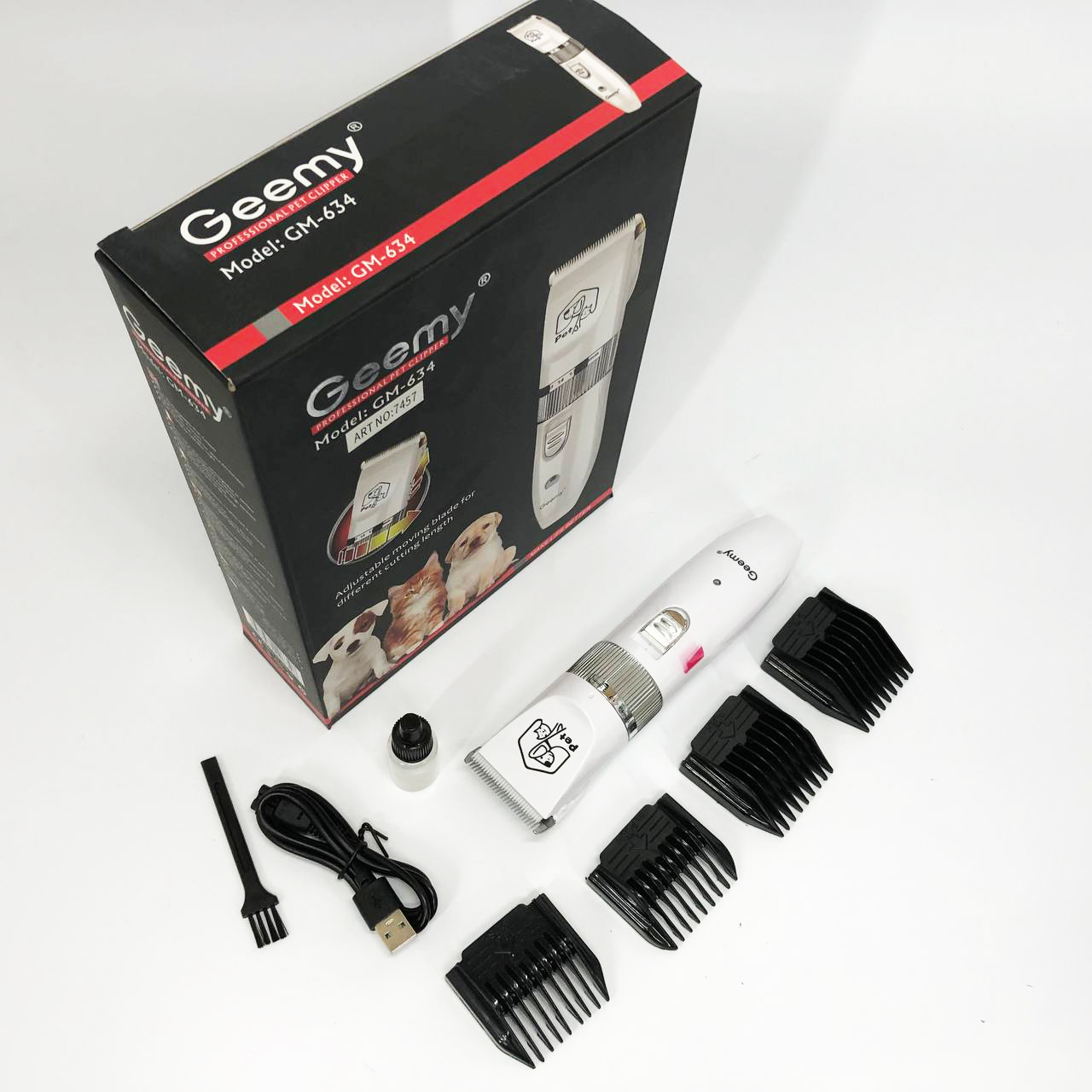Машинка Gemei GM-634 для стрижки животных машинка для груминга