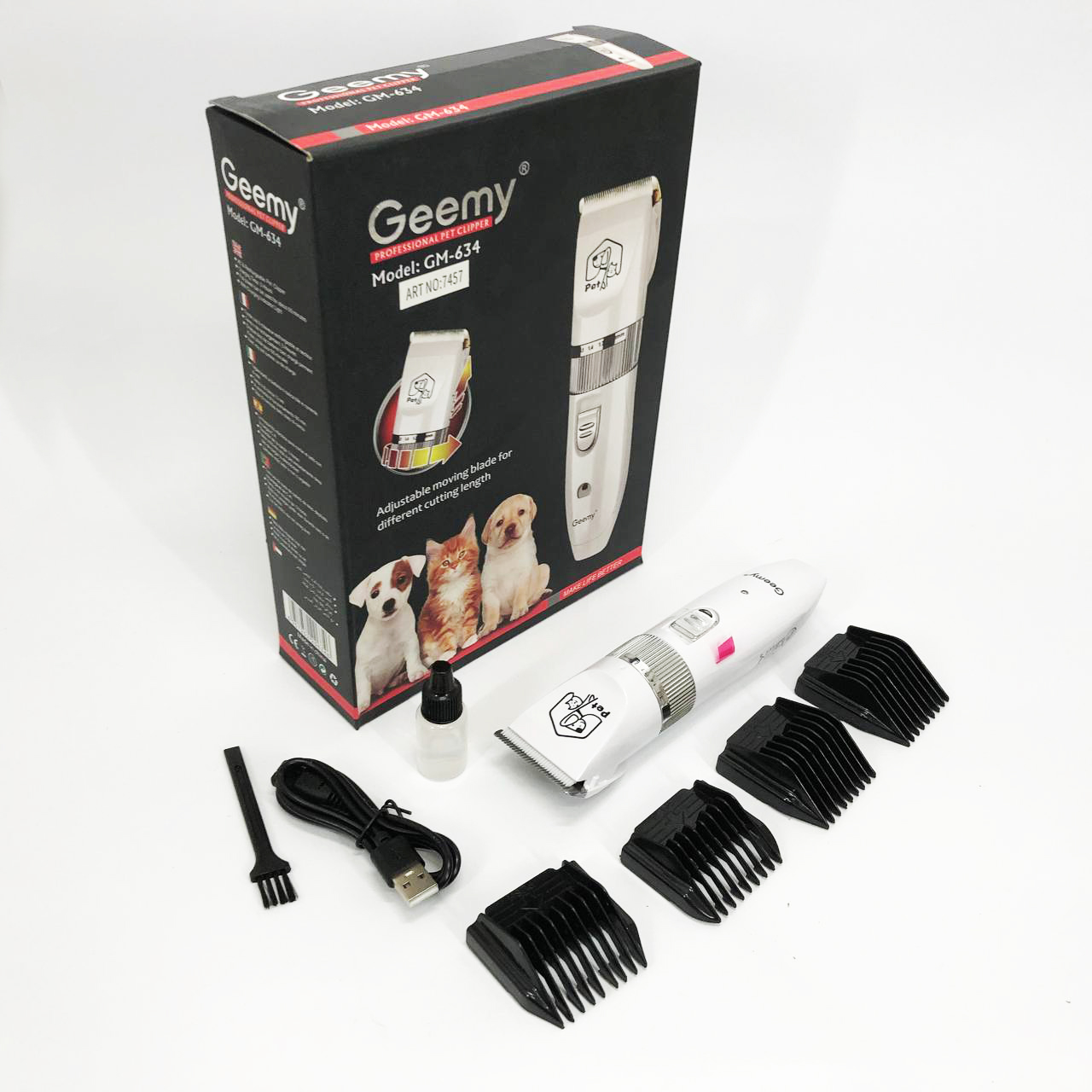 Машинка Gemei GM-634 для стрижки животных машинка для груминга
