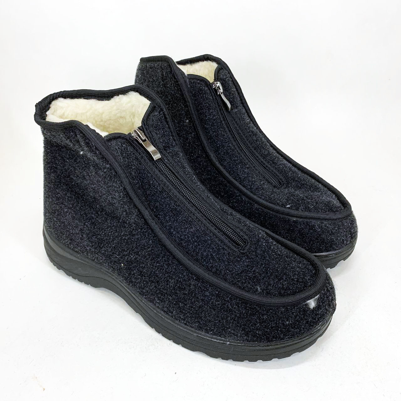 Ботинки мужские из ткани утепленные 43р 28см, удобная рабочая обувь для мужчин