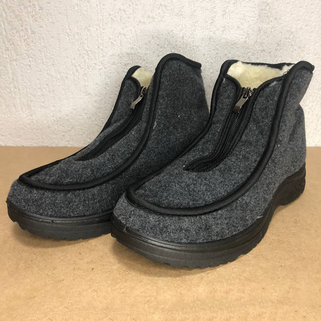 Ботинки мужские из ткани утепленные 43р 28см, удобная рабочая обувь для мужчин