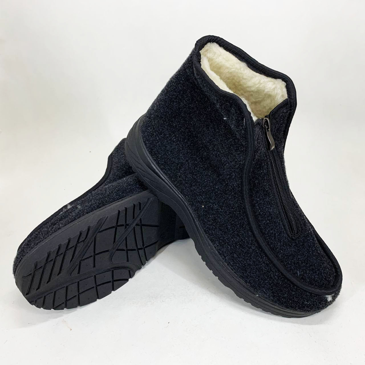 Ботинки мужские из ткани утепленные 43р 28см, удобная рабочая обувь для мужчин