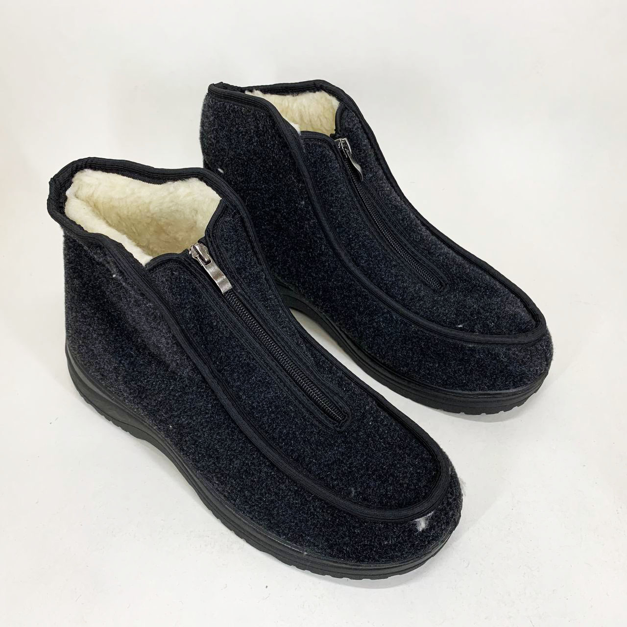 Ботинки мужские из ткани утепленные 43р 28см, удобная рабочая обувь для мужчин