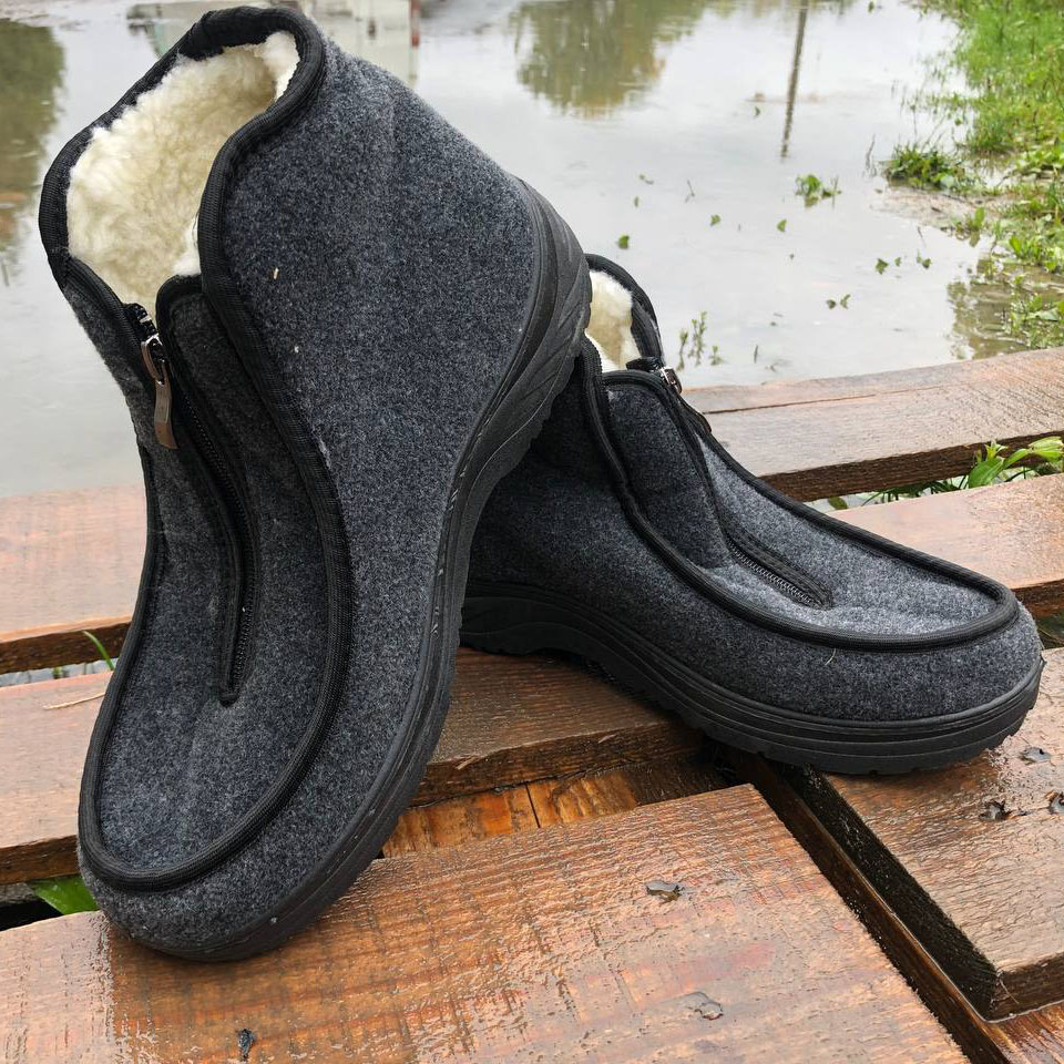 Ботинки мужские из ткани утепленные 44р 29см, мужские полуботинки, мужские рабочие ботинки