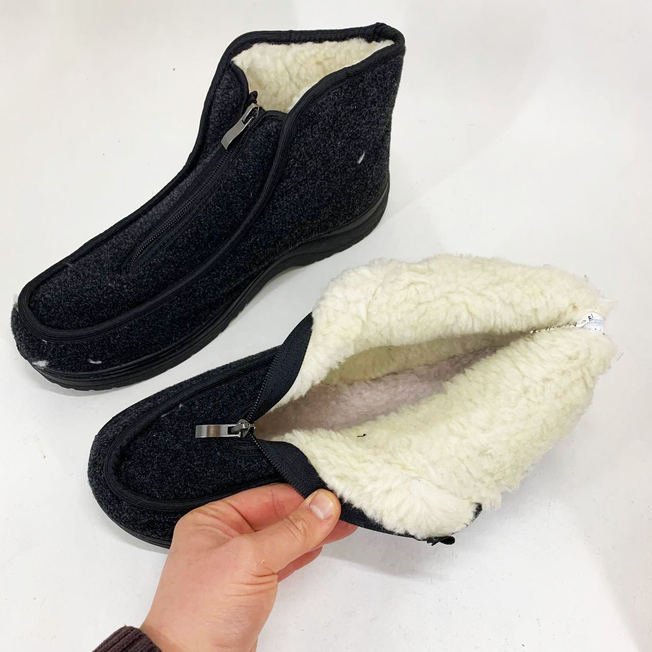 Ботинки мужские из ткани утепленные 44р 29см, мужские полуботинки, мужские рабочие ботинки