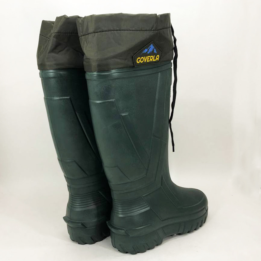 Сапоги качественные резиновые утепленные высокие 41р 27см, сапоги резиновые мужские рыбацкие