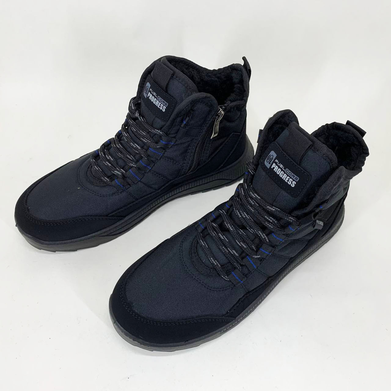 Ботинки мужские 46р 29,5см, Кроссовки для прогулок зимой, Зимние мужские кроссовки из текстиля полуботинки