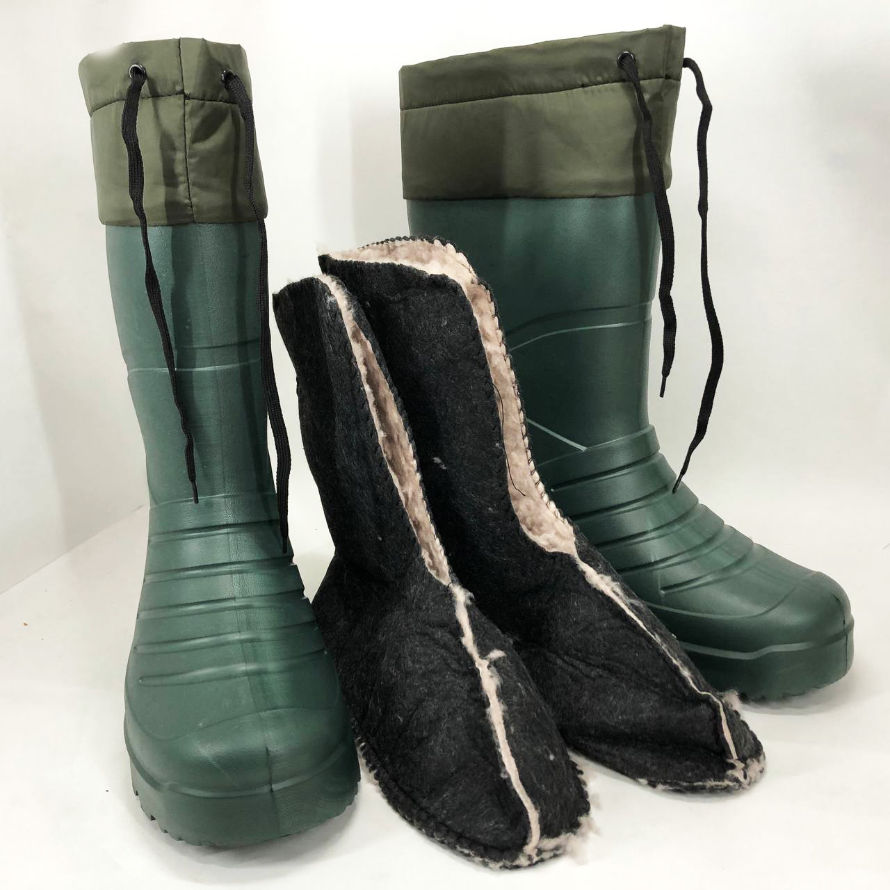 Сапоги резиновые высокие мужские 42р 28см утепленные, Резиновые сапоги для активного отдыха