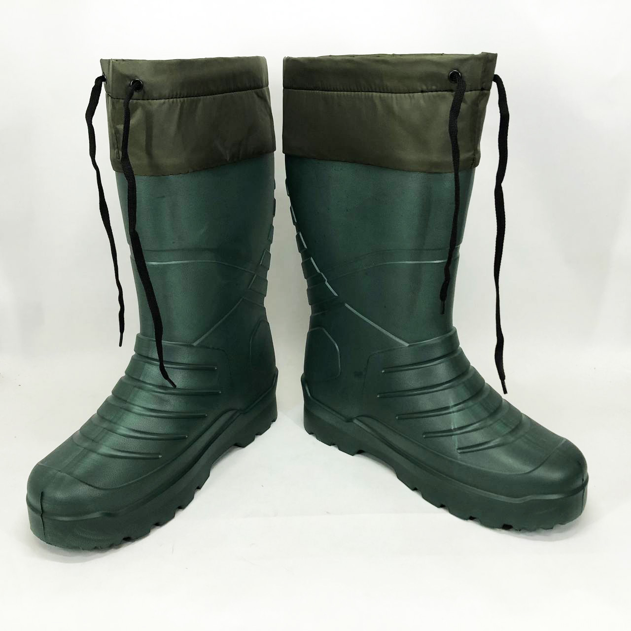 Сапоги резиновые высокие мужские 43р 28,5см утепленные, Активные мужские сапоги для рыбалки