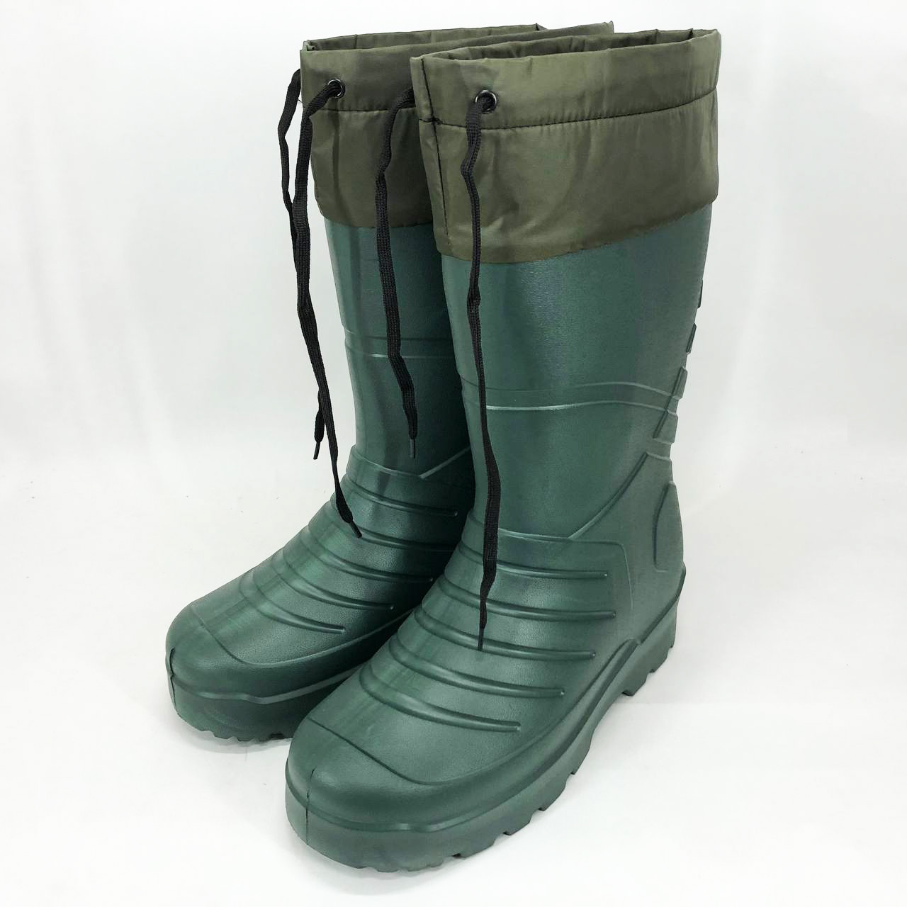 Сапоги резиновые высокие мужские 43р 28,5см утепленные, Активные мужские сапоги для рыбалки