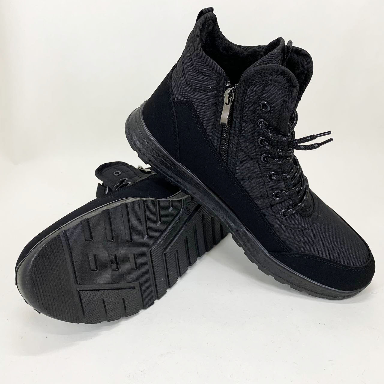 Ботинки мужские утепленные 41р 27см Высокие кроссовки термо, Ботинки кроссовки мех