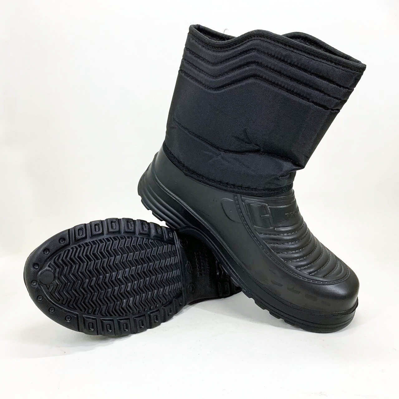 Сапоги мужские черные утепленные 41р 25см Осенние резиновые сапоги для леса