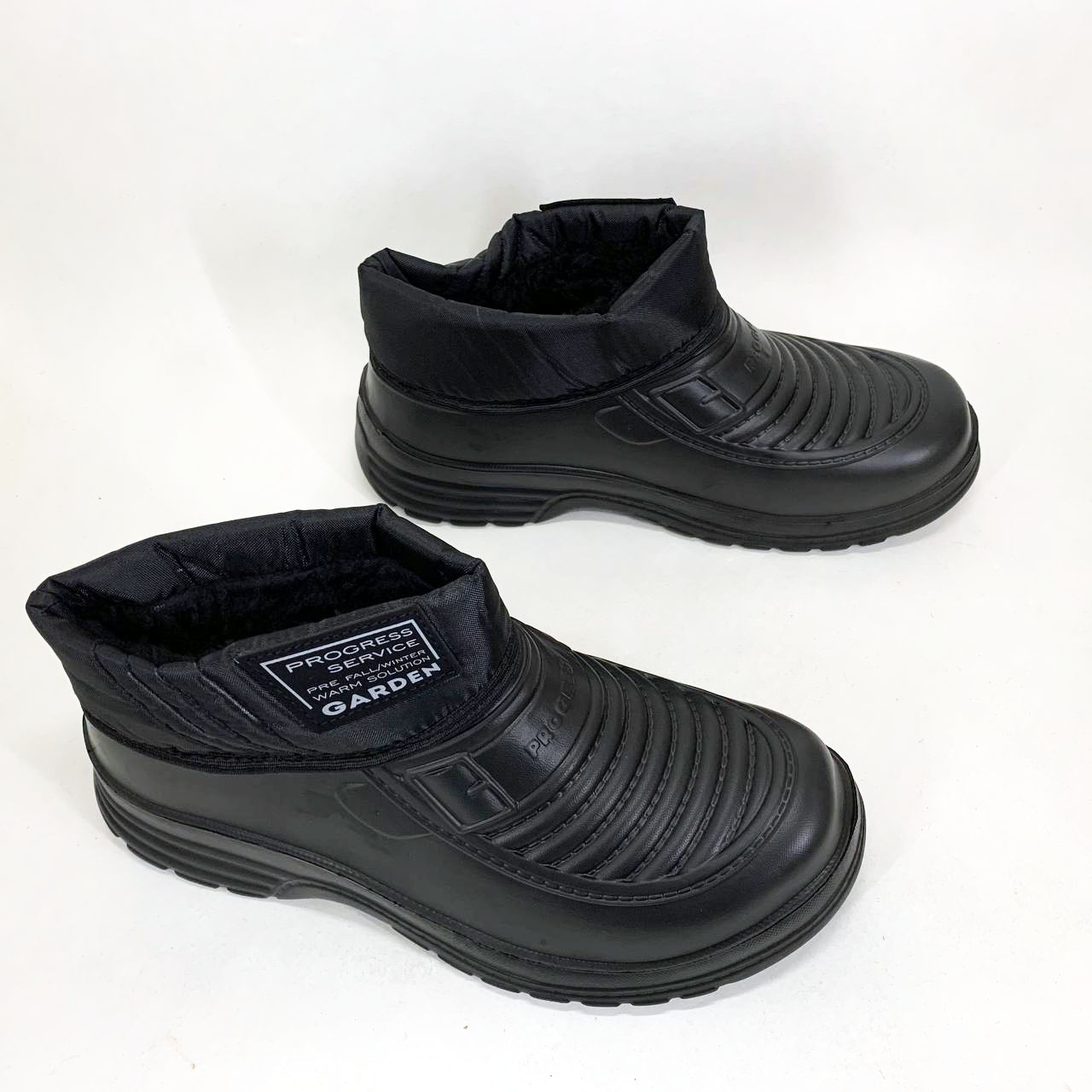 Галоши мужские черные утепленные 43р 27см, Доступная мужская обувь, Туфли мужские спецобувь