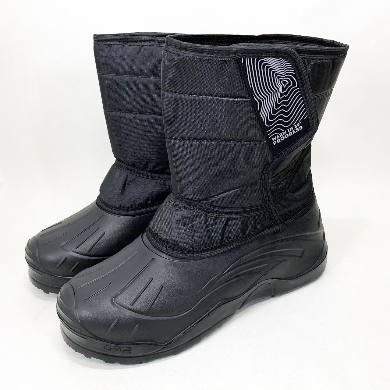 Сапоги мужские утепленные черные 46р 30см Рабочая обувь для мужчин Бурки войлочные