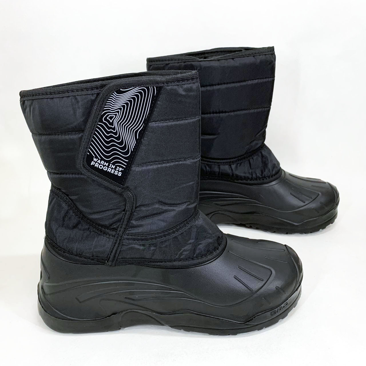 Сапоги мужские утепленные черные 46р 30см Рабочая обувь для мужчин Бурки войлочные