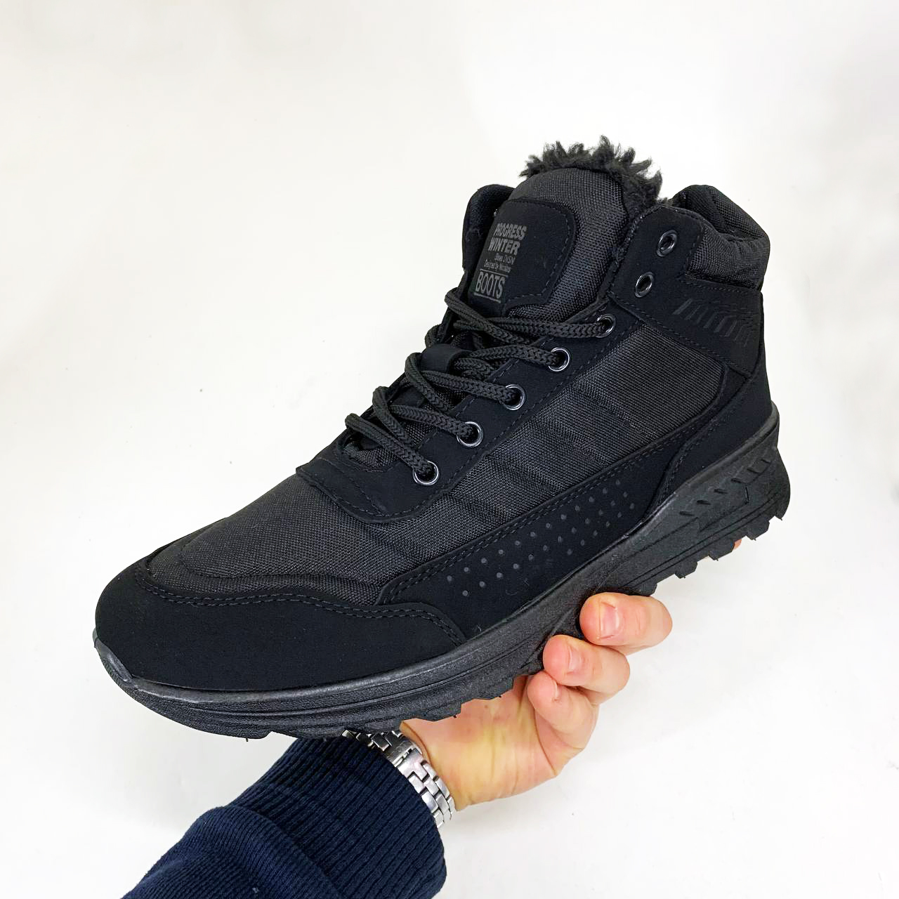 Ботинки мужские 43р 28см Спортивные термо кроссовки мужские